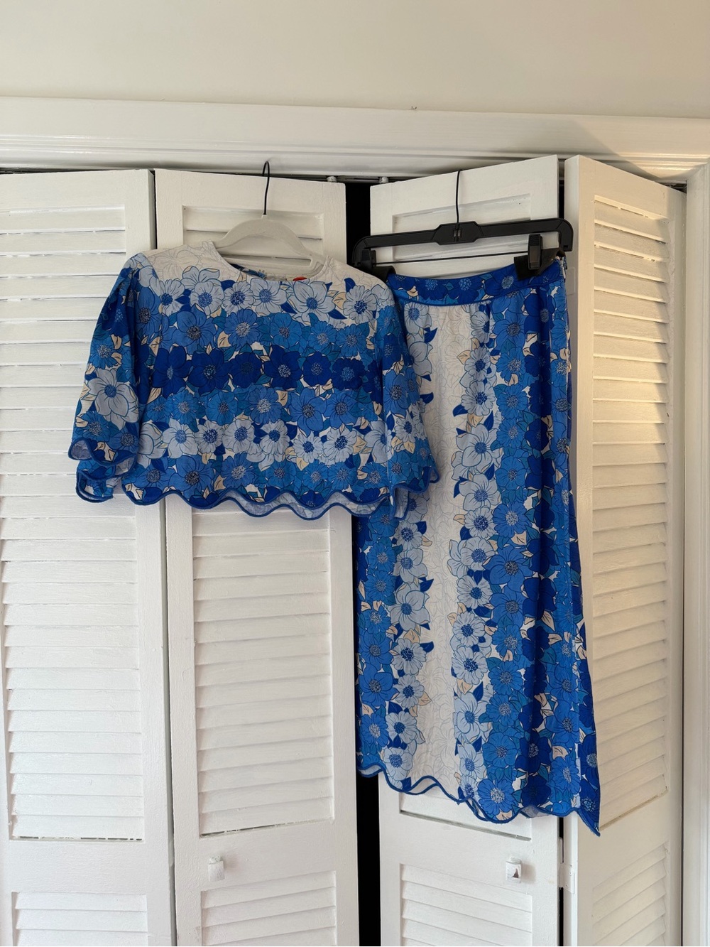 Farm Rio Blue Scallop Set - Picture 3 of 5